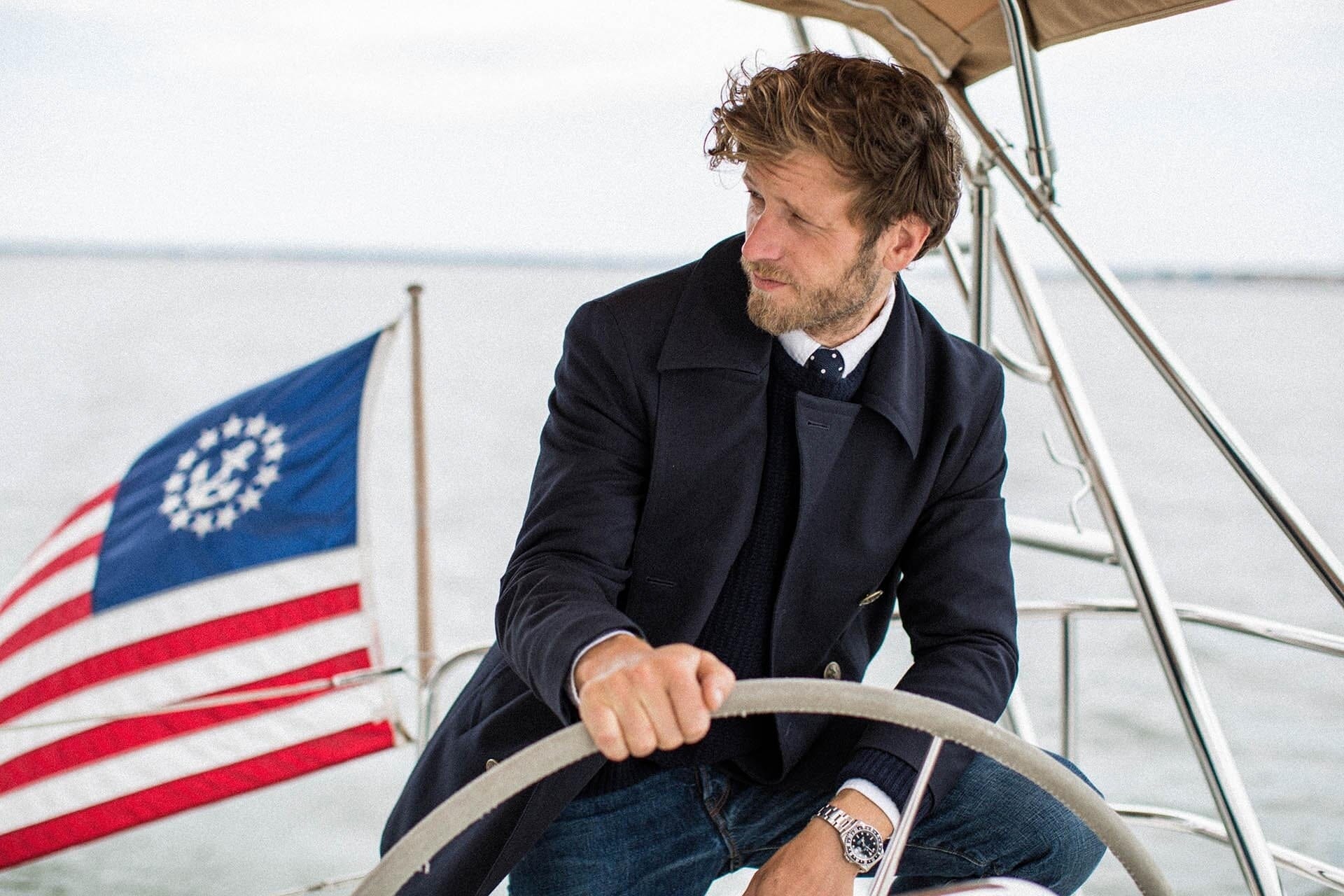 The Battery Street Peacoat