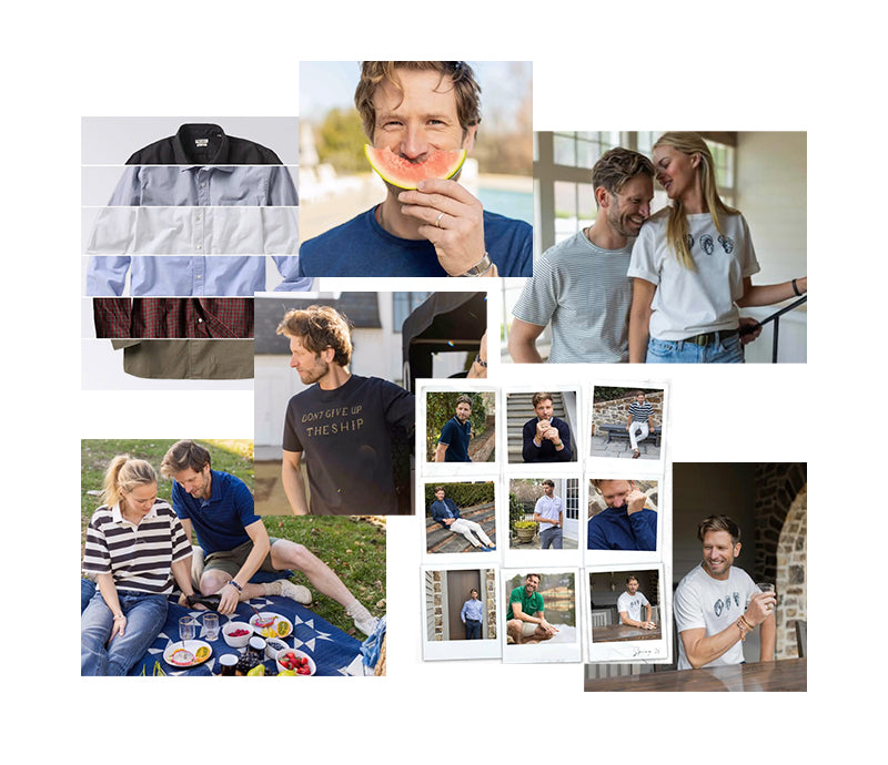 A collection of images that appear on OOBE Brand's Instagram feed.