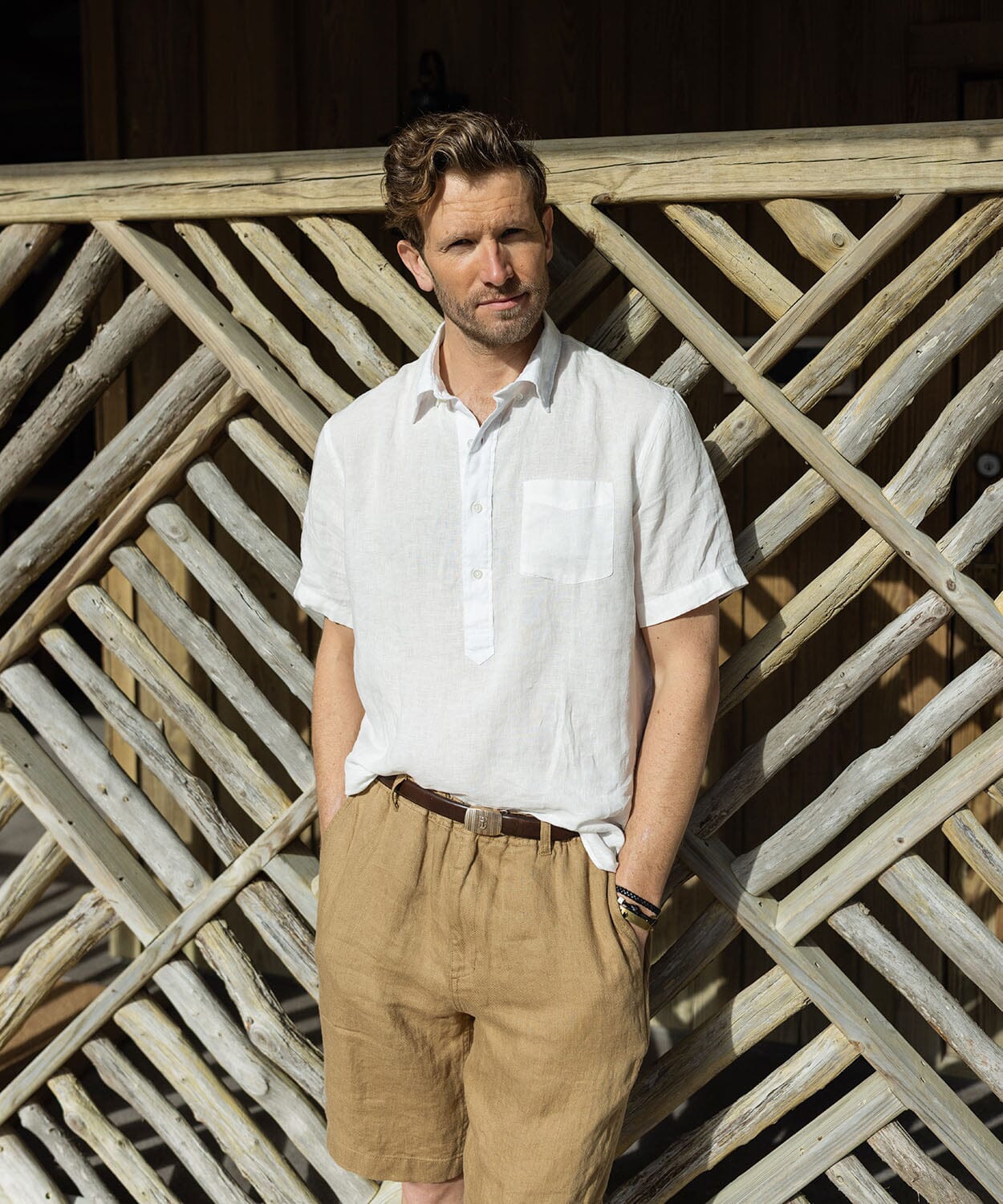 Warren Short Sleeve Shirt Button Downs OOBE BRAND Classic White S