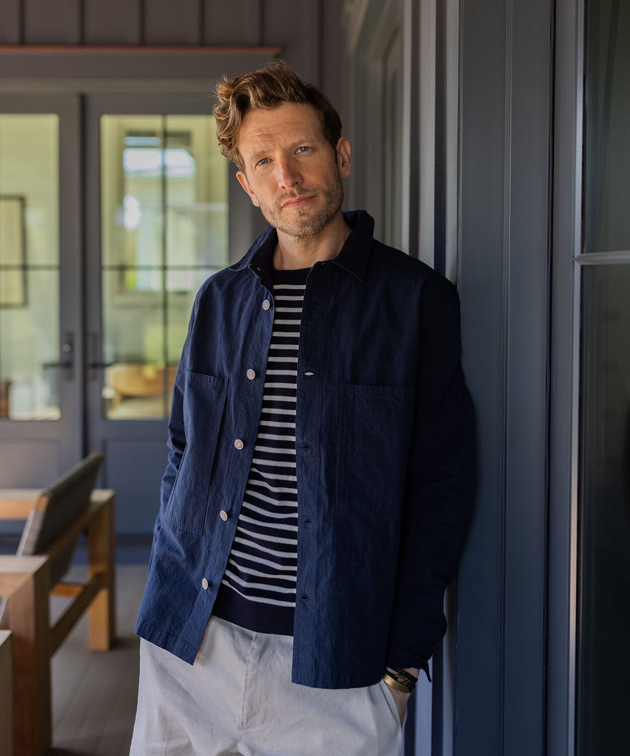 Montagu Shirt Jacket Jackets OOBE BRAND True Navy S