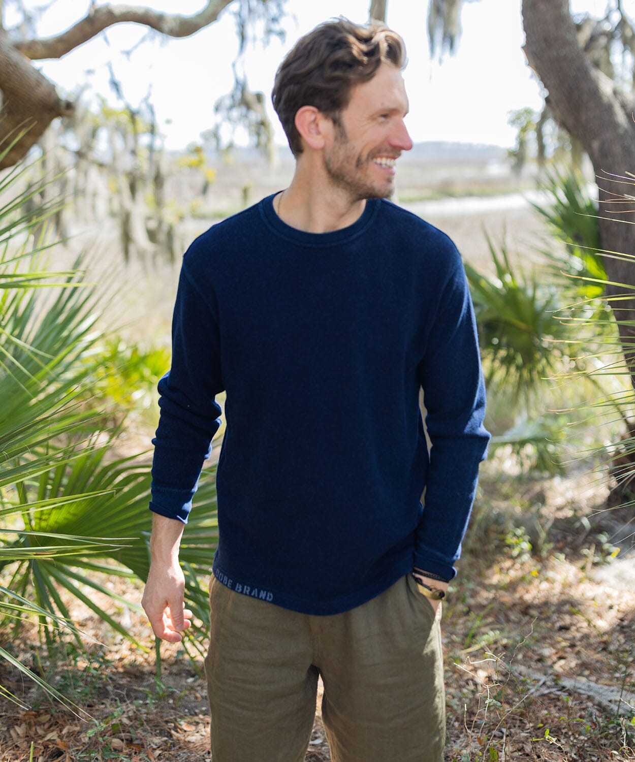 Ashley Long Sleeve Crew Knits OOBE BRAND