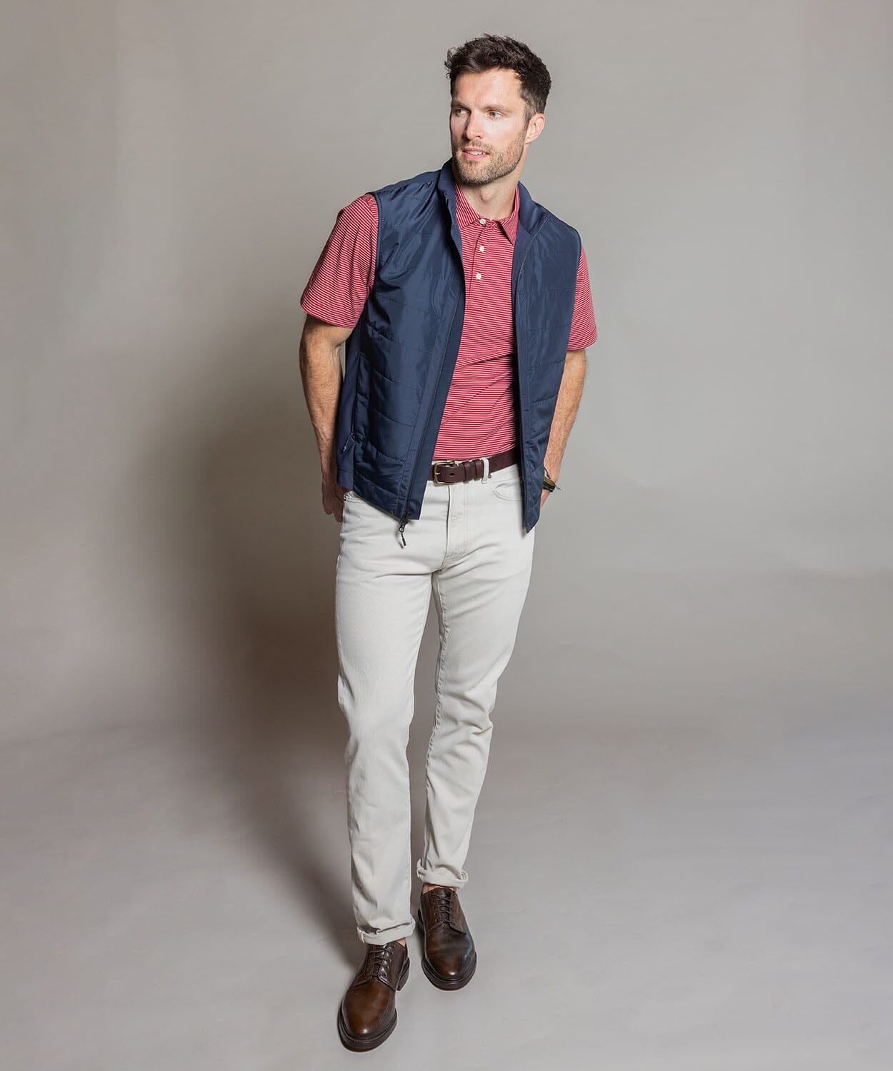 Men's Navy insulated vest - OOBE Essentials