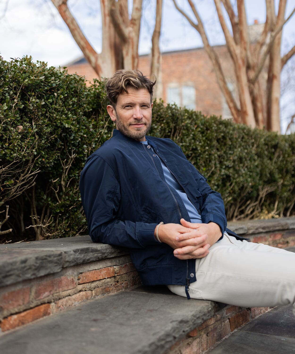 Gordon Flight Jacket - True Navy - OOBE Brand
