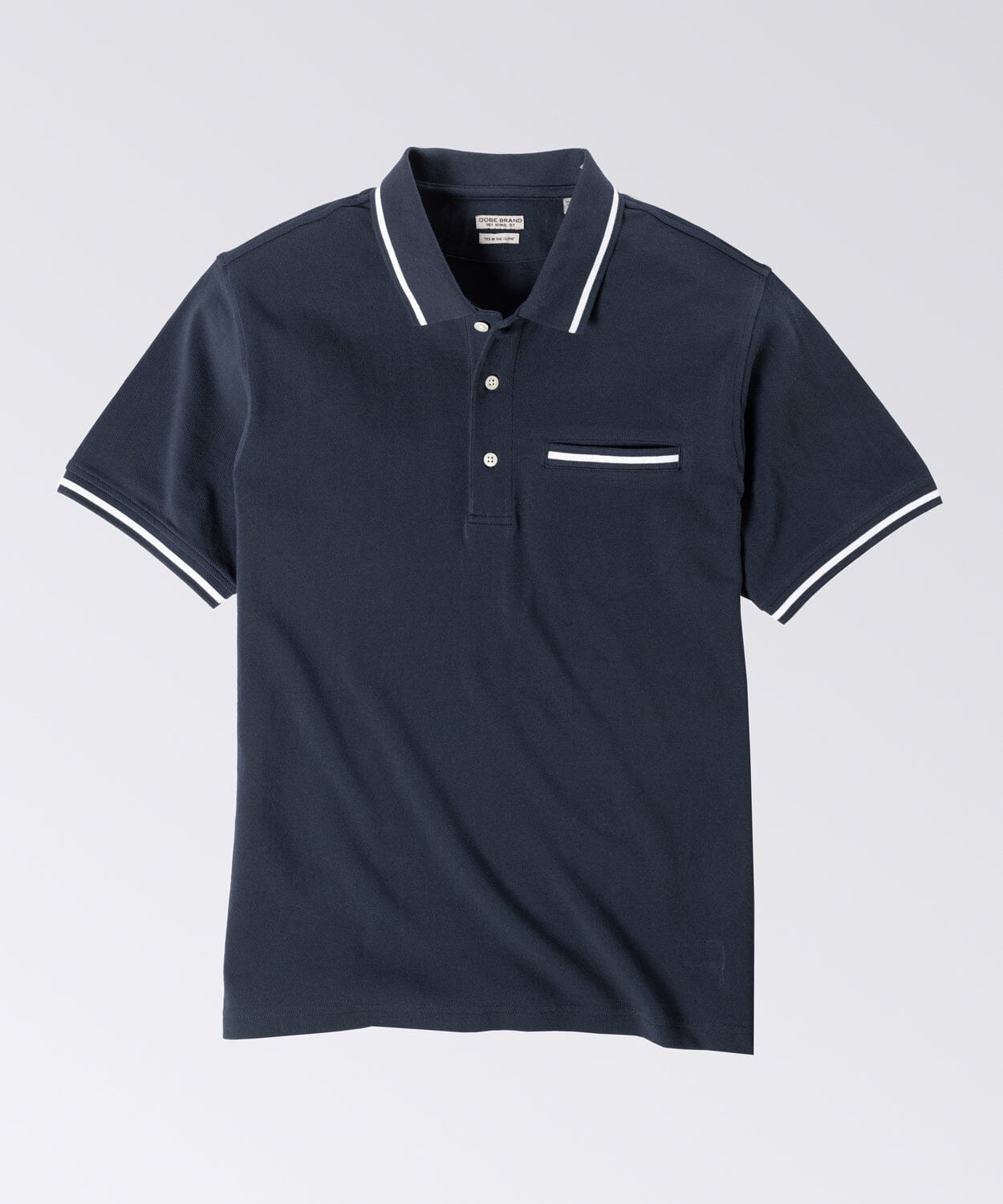 Amherst Polo Polo Shirts OOBE BRAND True Navy White S