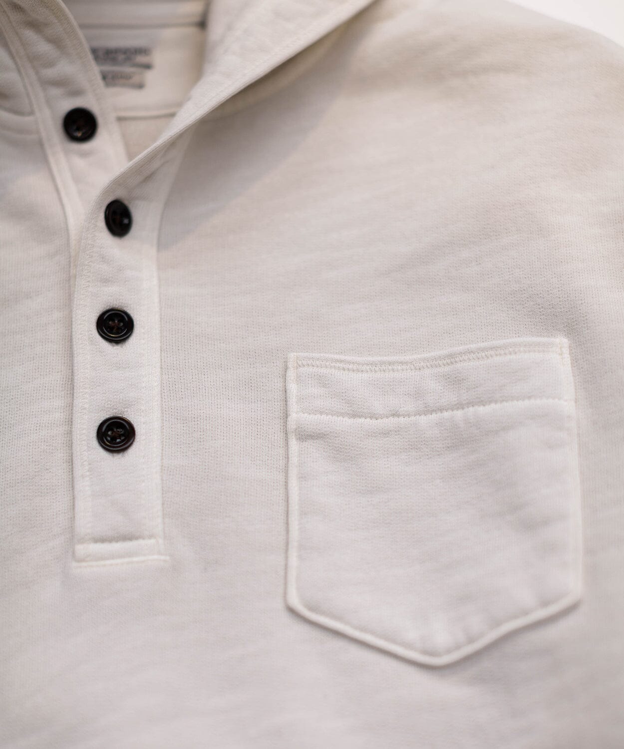 mens hatteras knit hoodie in cream