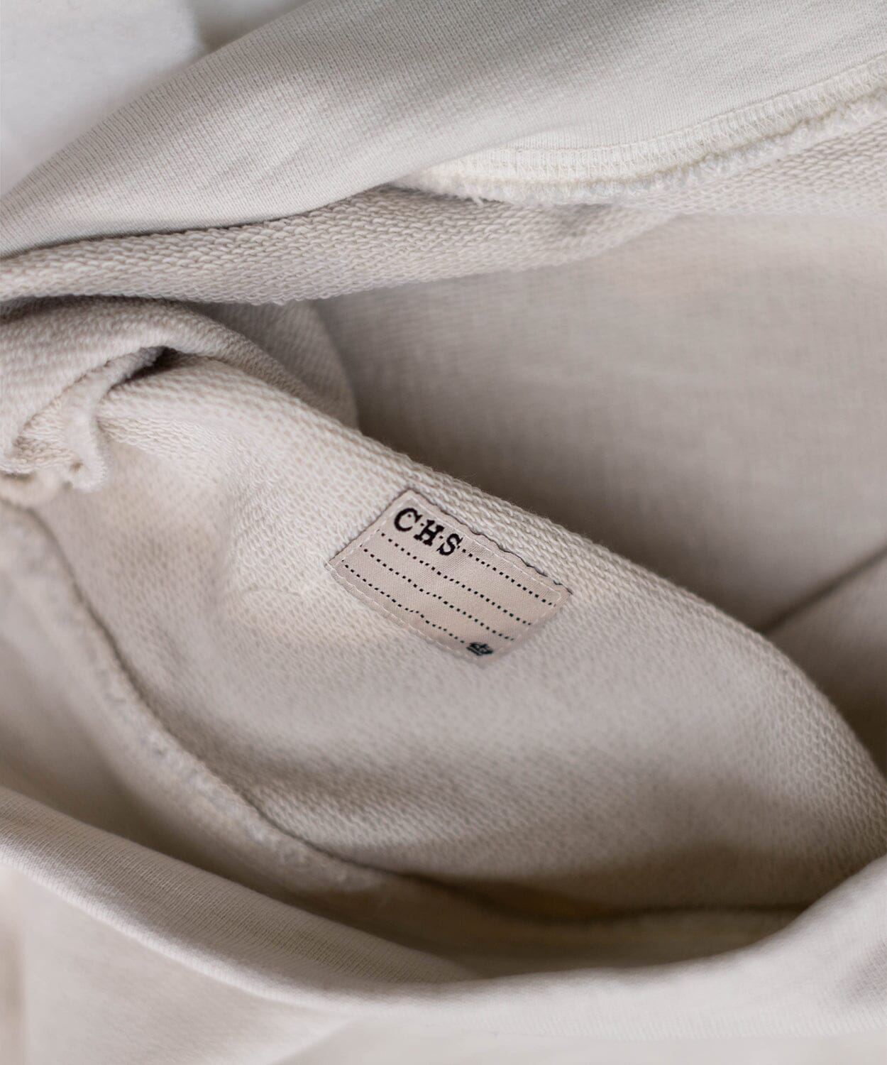 mens hatteras knit hoodie in cream