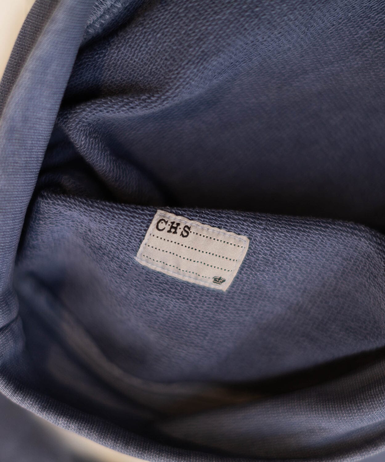 mens hatteras knit hoodie in blue