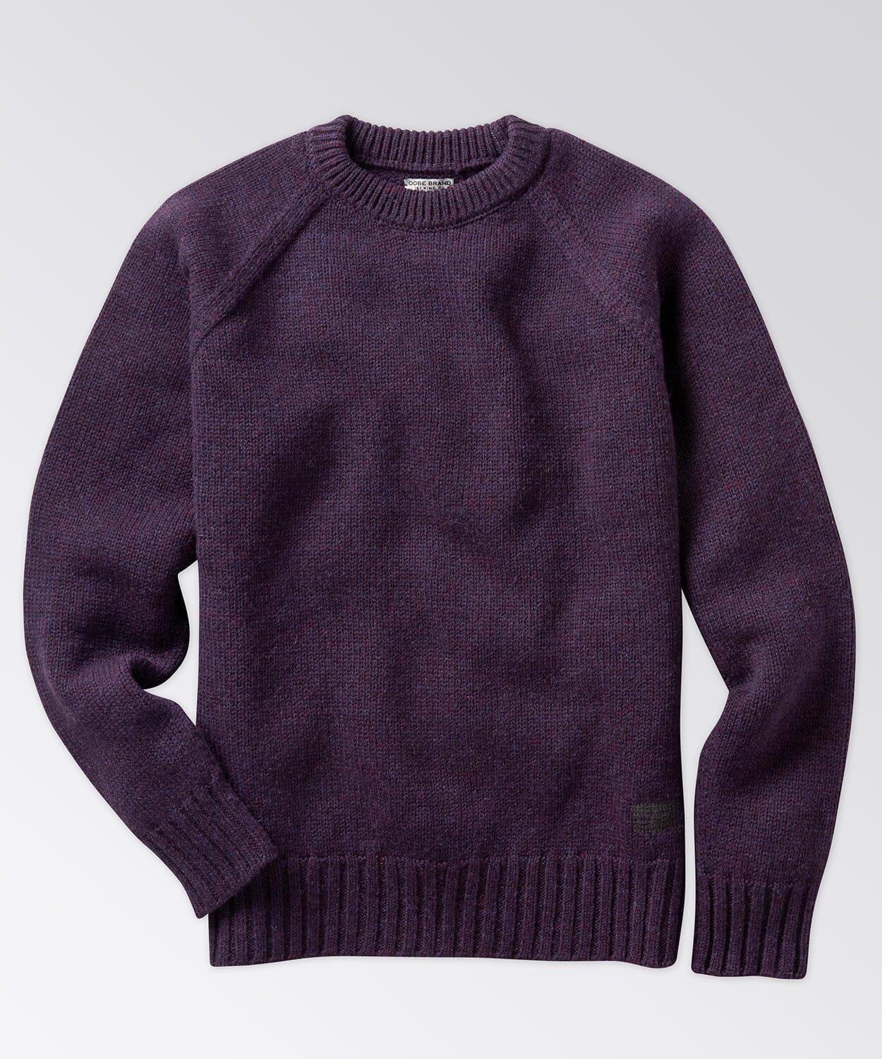 front of a mens crew neck sweater