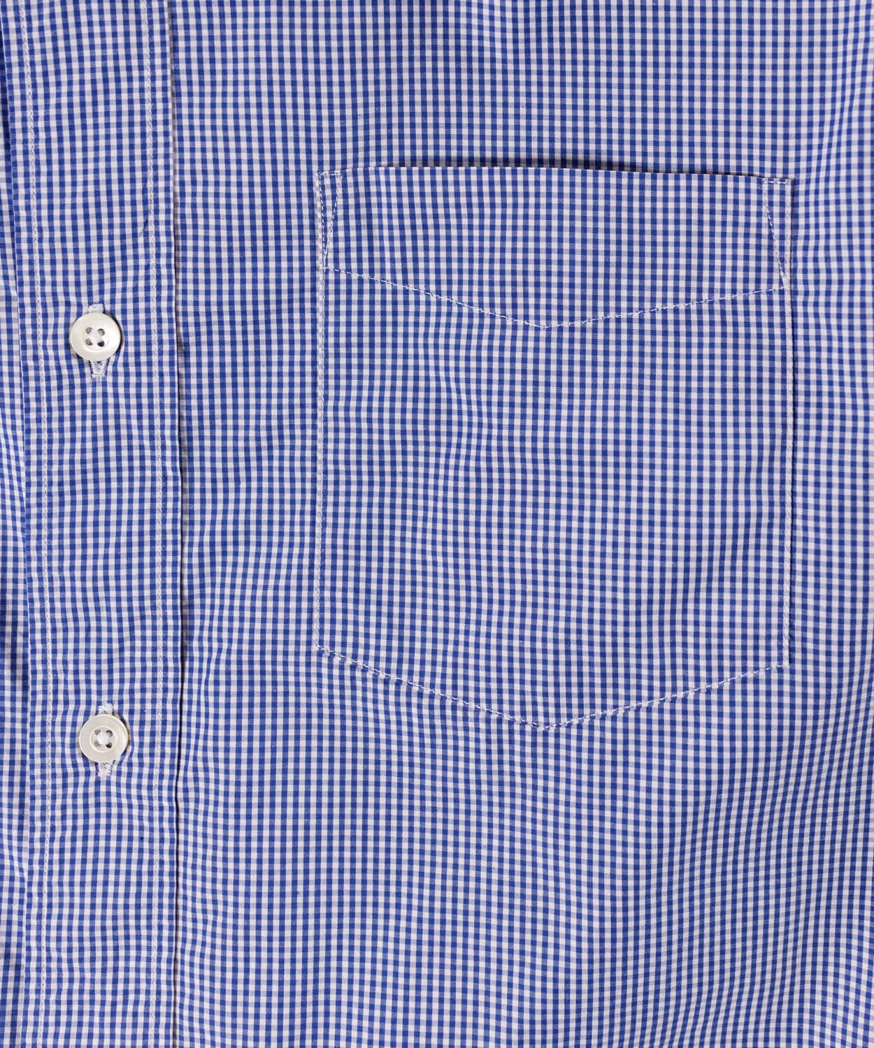 Blue and white check button down shirt - OOBE Brand