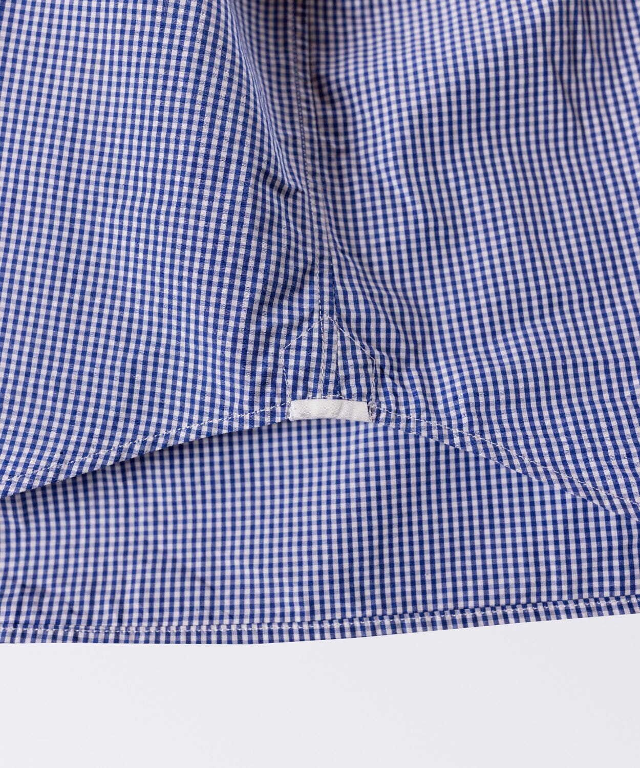 Blue and white check button down shirt - OOBE Brand