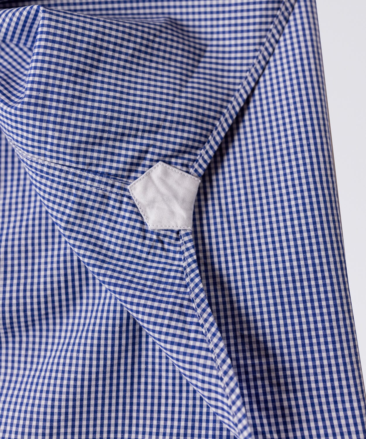 Blue and white check button down shirt - OOBE Brand