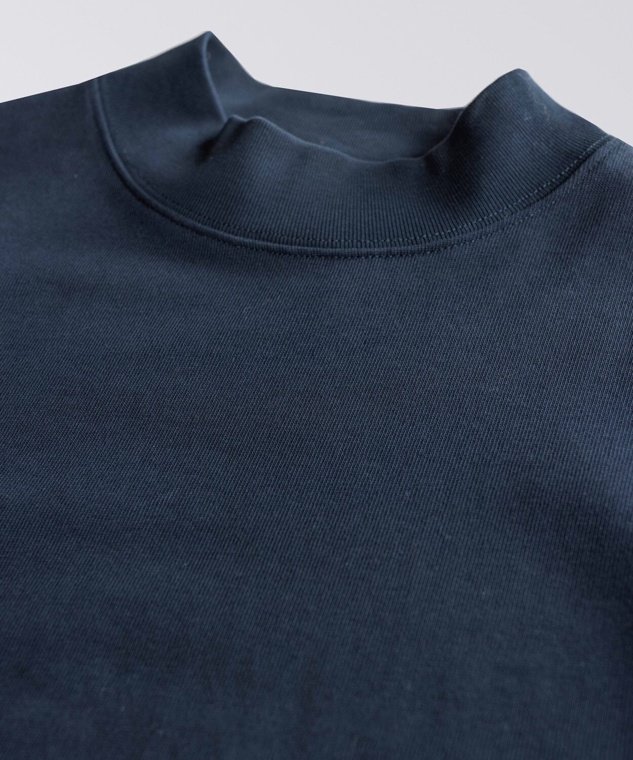 Navy Mock Neck Shirt - OOBE BRAND