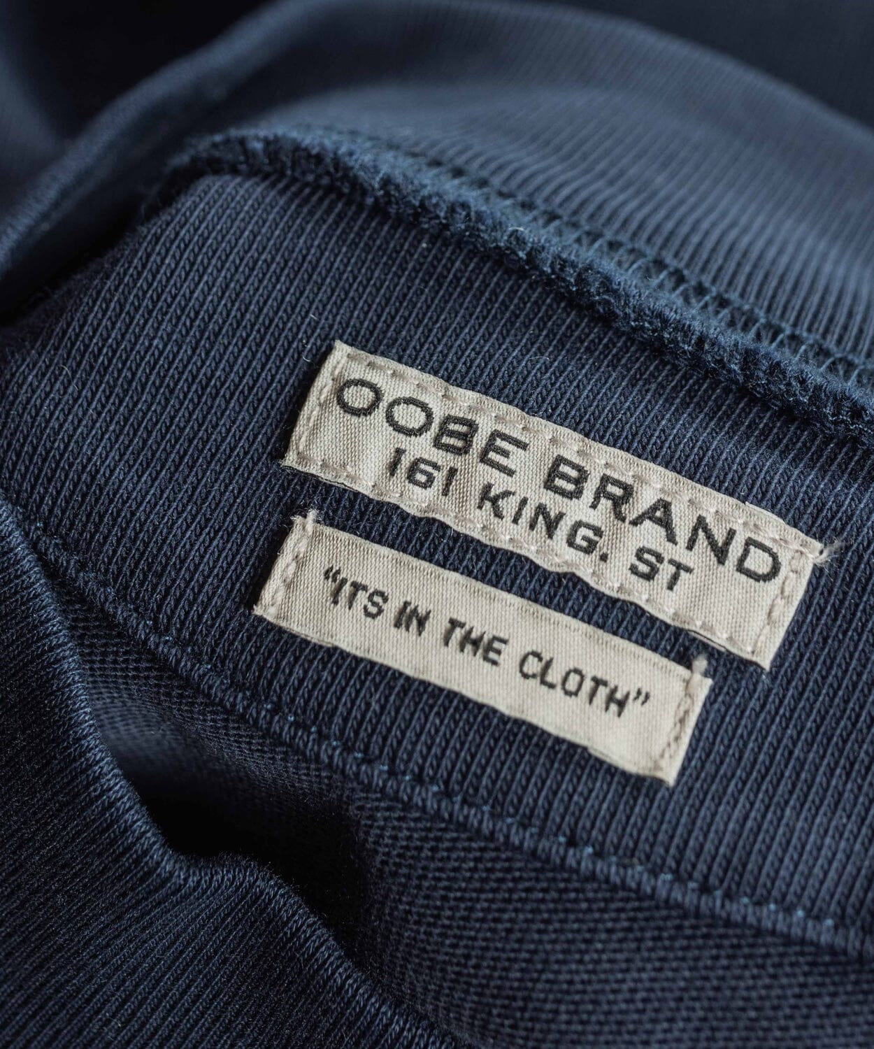 Navy Mock Neck Shirt - OOBE BRAND