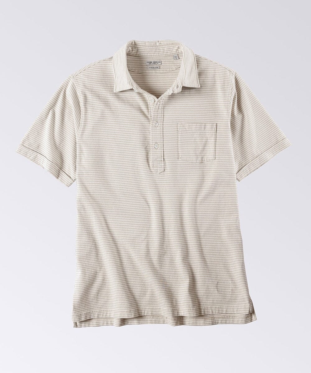 Avedon Stripe Polo Polo Shirts OOBE BRAND