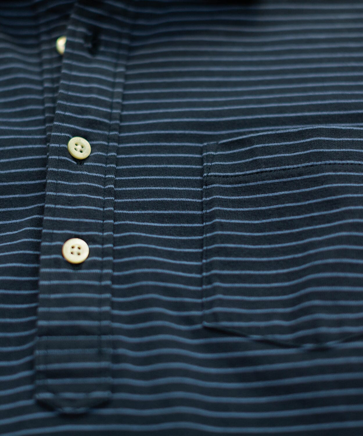 mens blue striped polo shirt by oobe brand