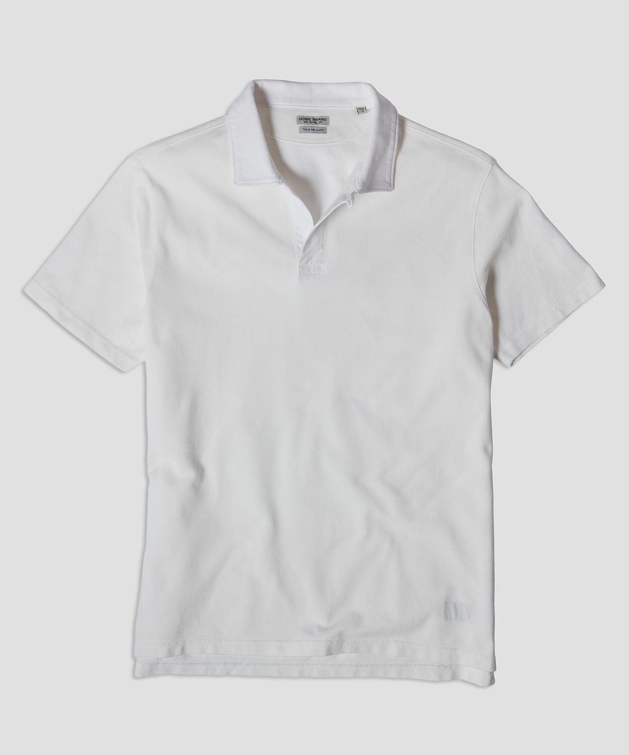 Woodrow Piqué Polo Polo Shirts OOBE BRAND Chalk S