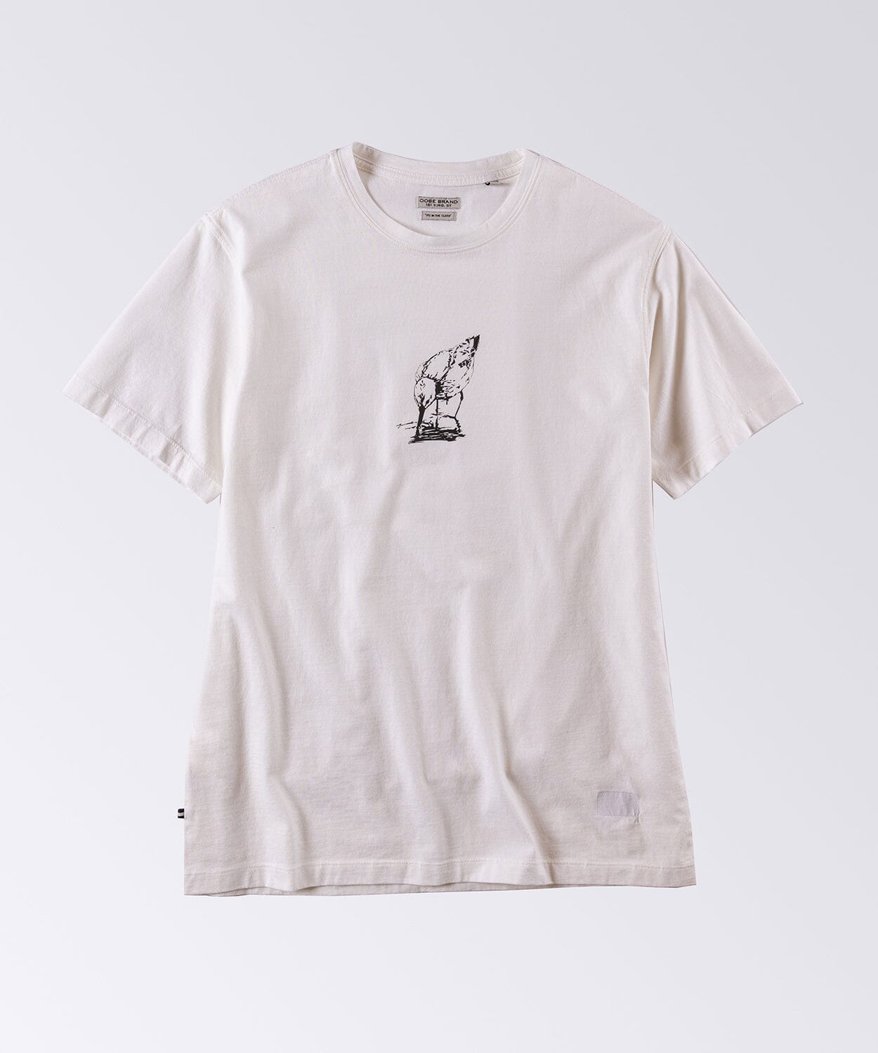 tee with a bird graphic by oobe brand