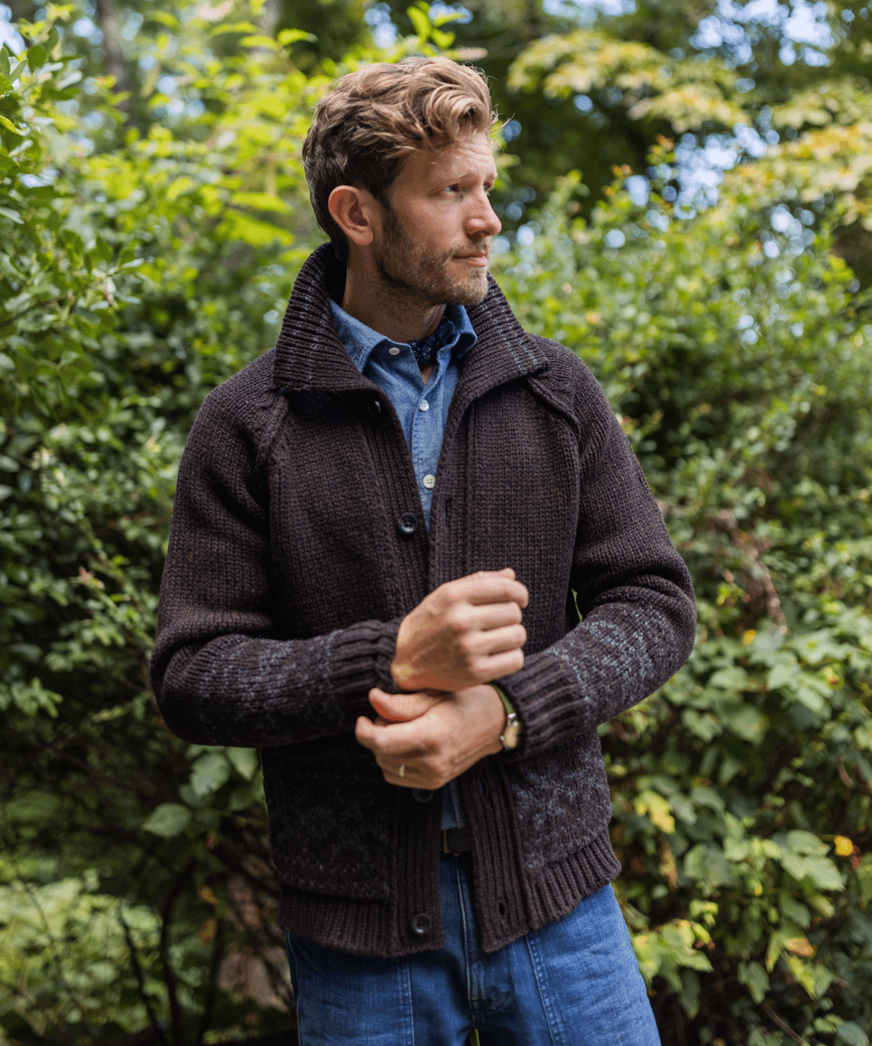 Men's Fairisle Cardigan | OOBE BRAND