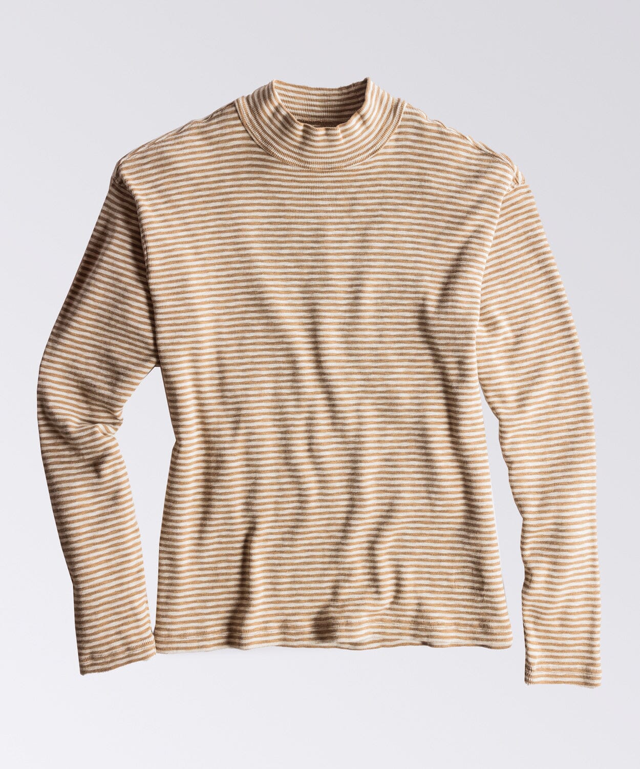 Stripe turtleneck color Khaki - OOBE BRAND