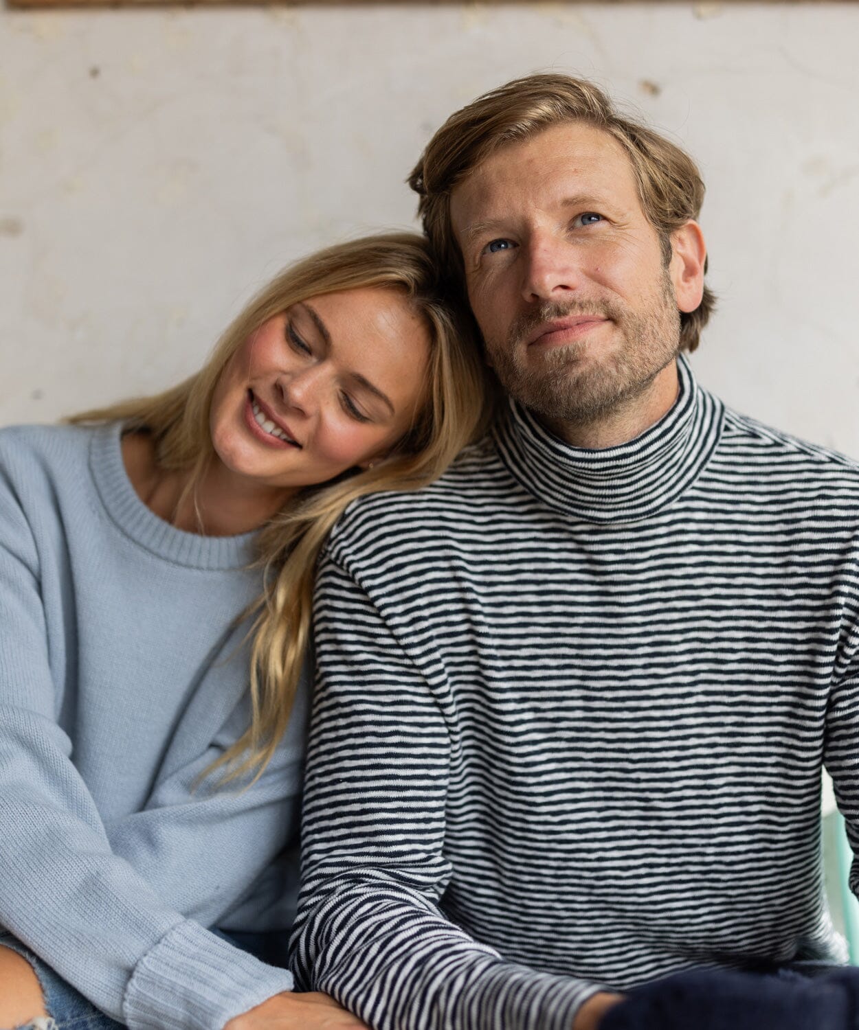 Cooper Turtleneck - Navy Stripe - OOBE BRAND