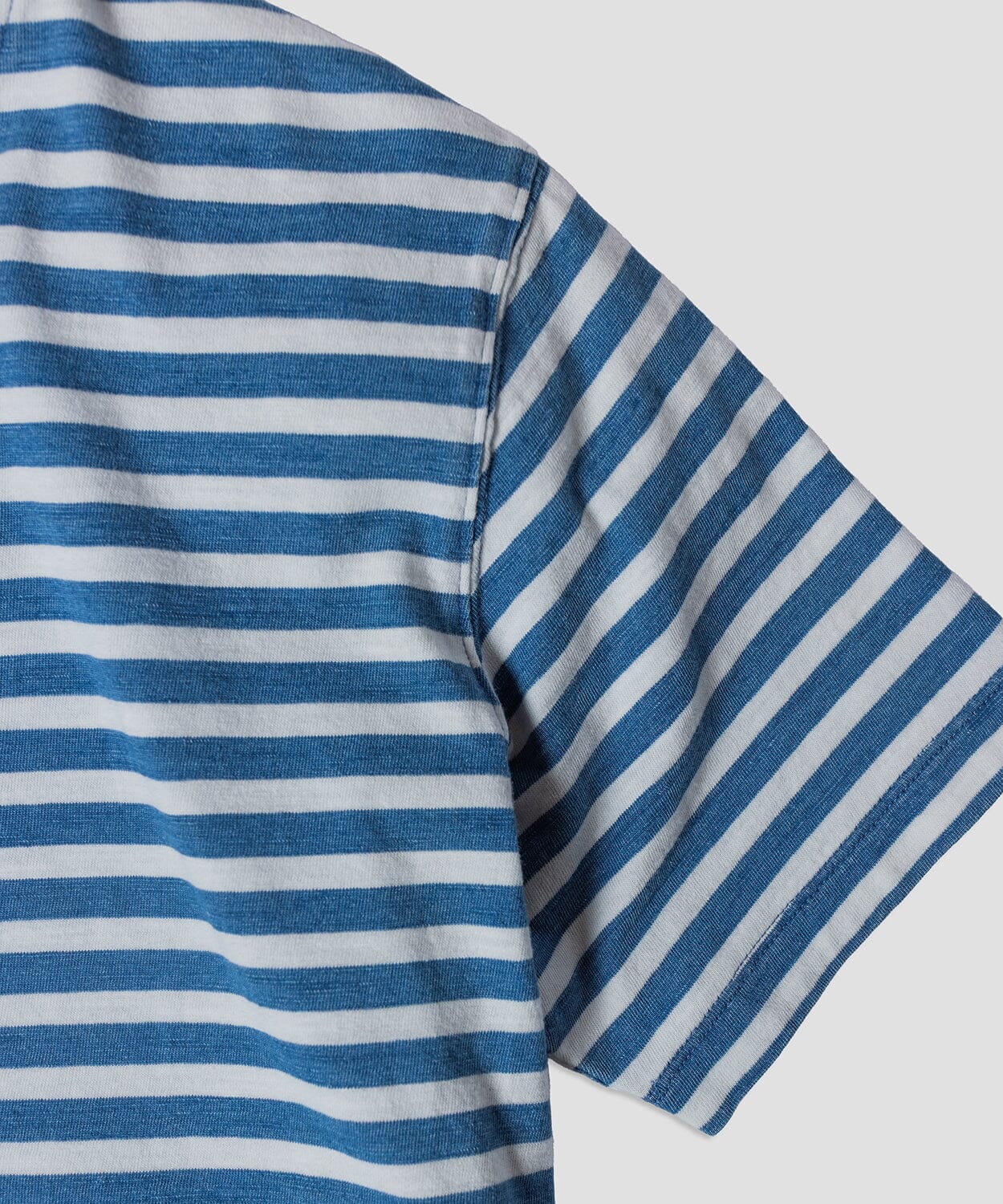 Pinckney Indigo Cabana Stripe Tee Tees OOBE BRAND