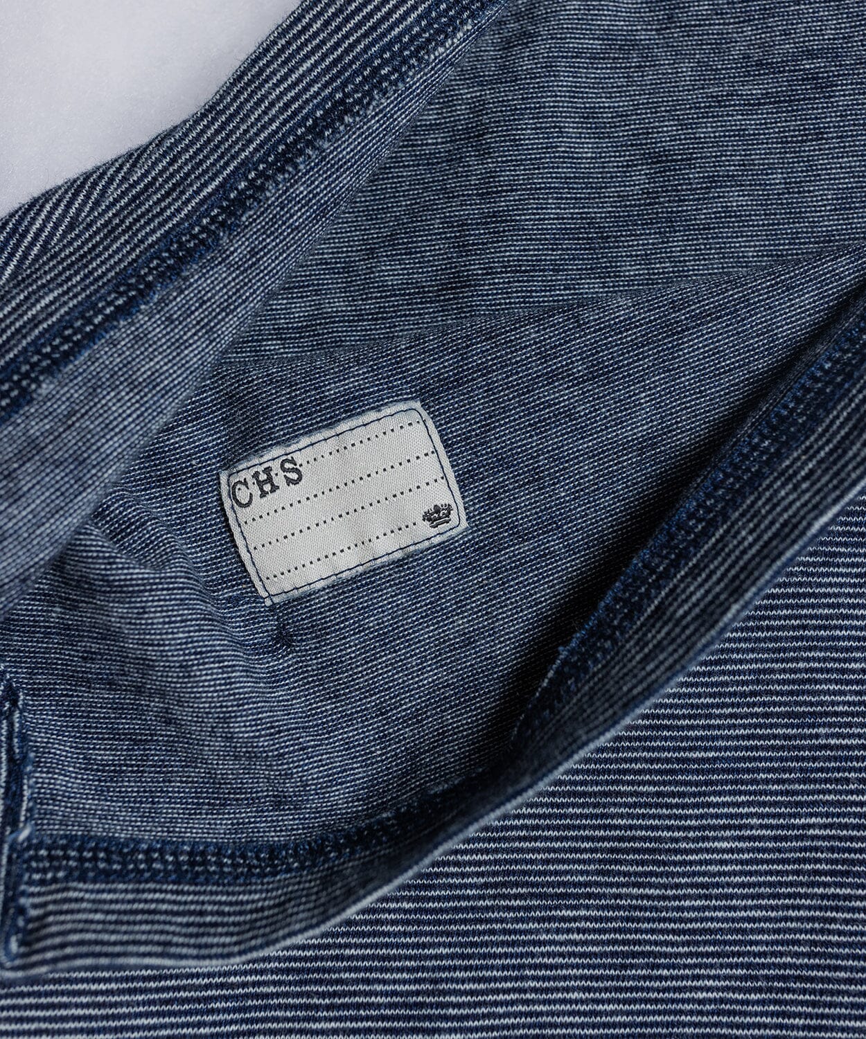 Avedon Indigo Stripe Polo Polo Shirts OOBE BRAND