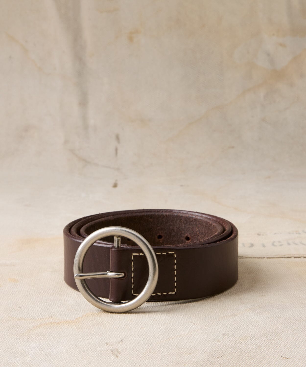 Trestle Belt Accessories OOBE BRAND Brown Nickel 32"