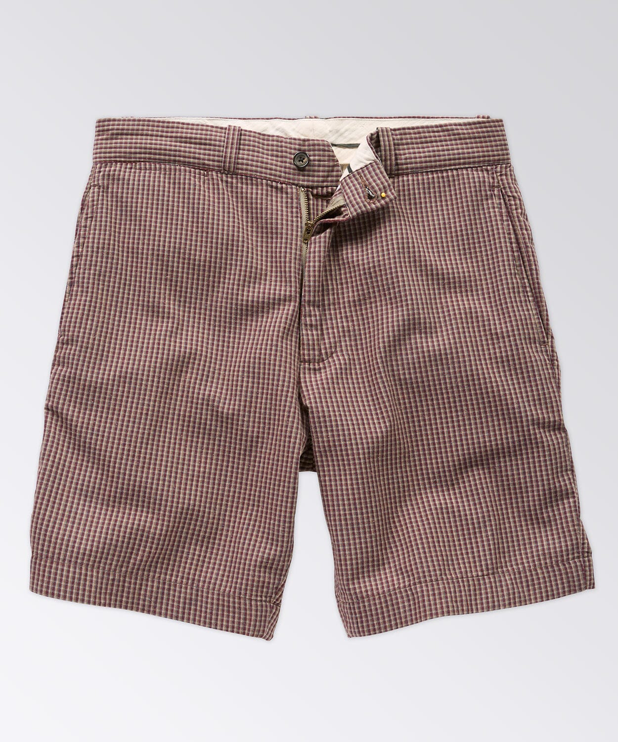 Bristol Plaid Short Shorts OOBE BRAND Underground Check 32"