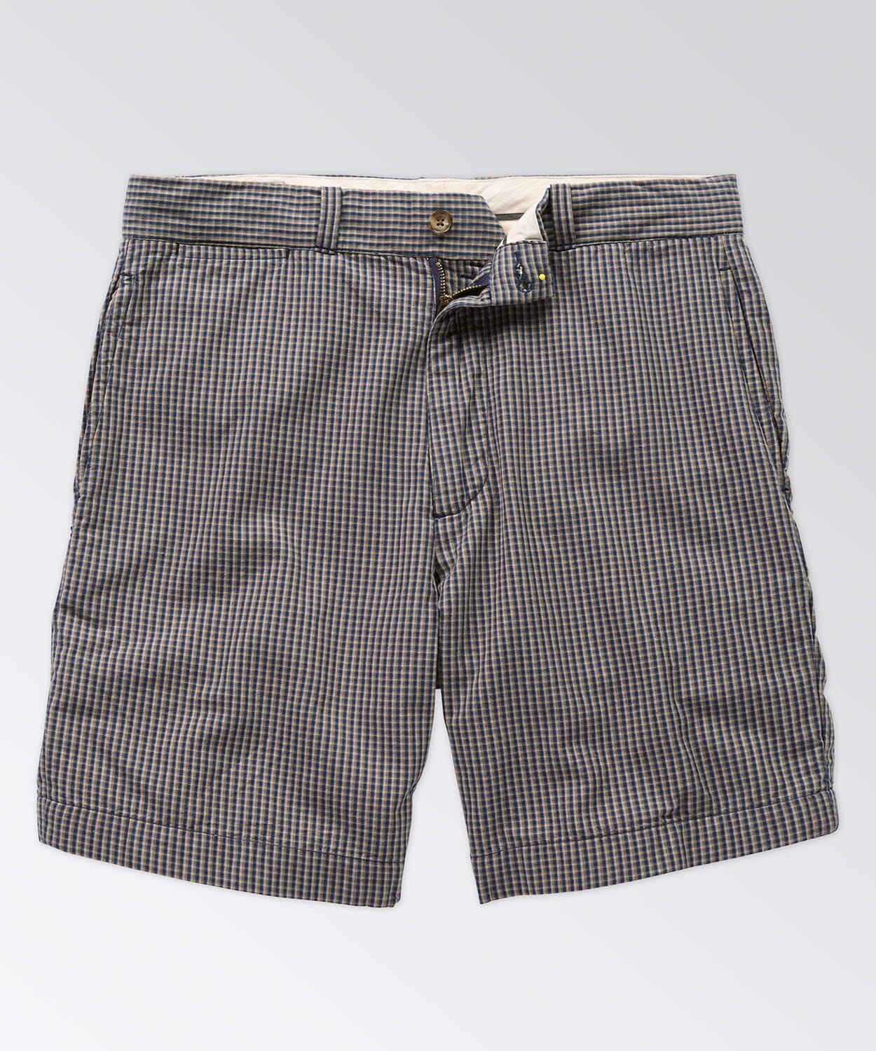 Bristol Plaid Short Shorts OOBE BRAND Uphill Check 32"