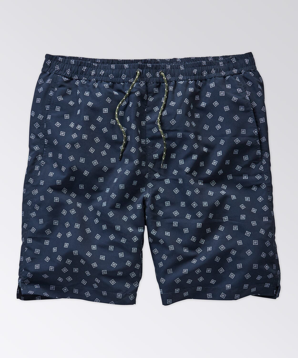 Kona Swim Trunk Shorts OOBE BRAND Navy Dotted Squares S