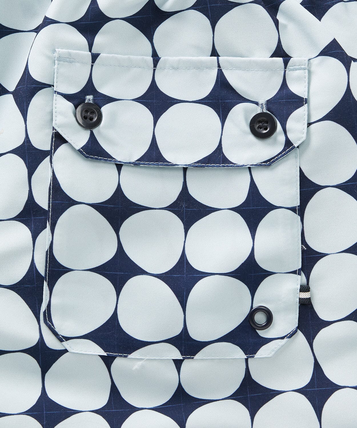 mens printed swim trunk - pocket