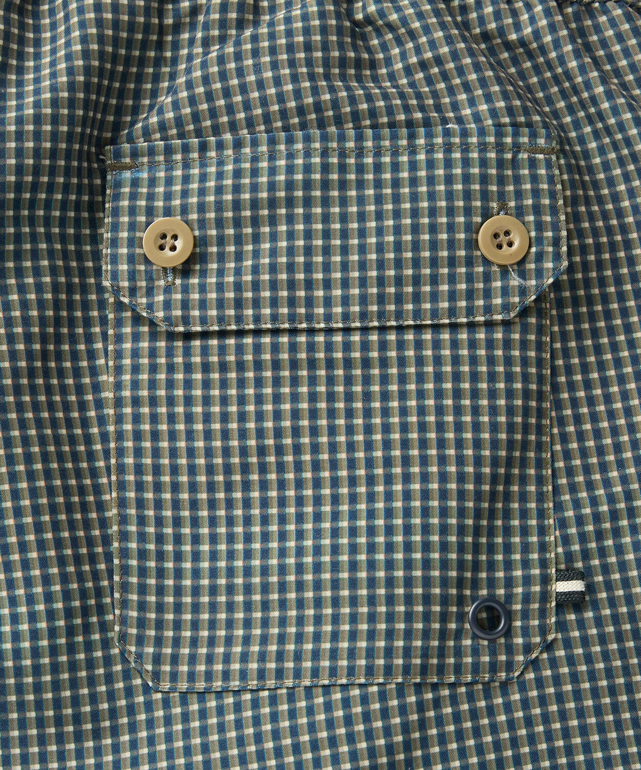 mens printed swim trunk - pocket