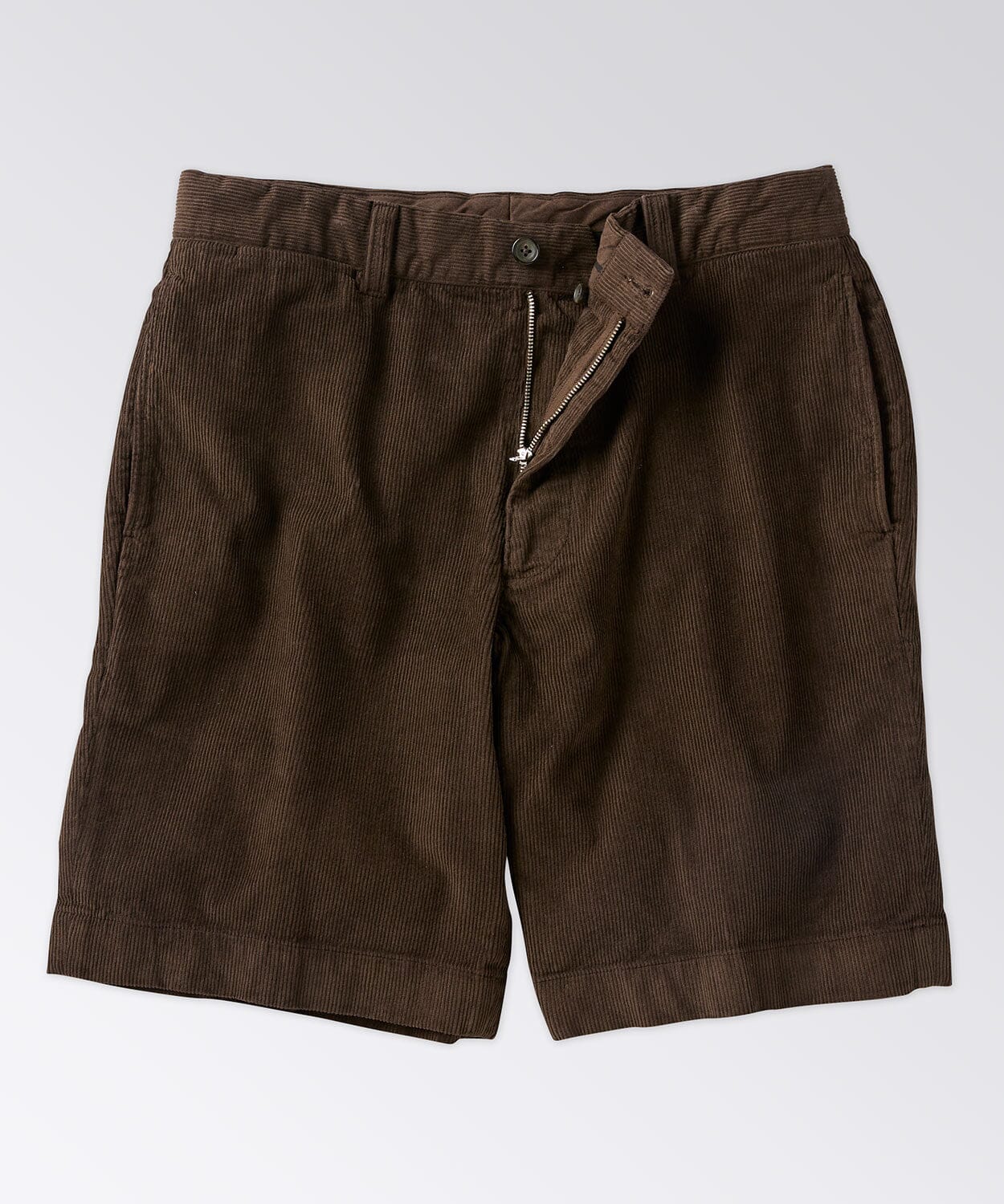 front of mens corduroy shorts
