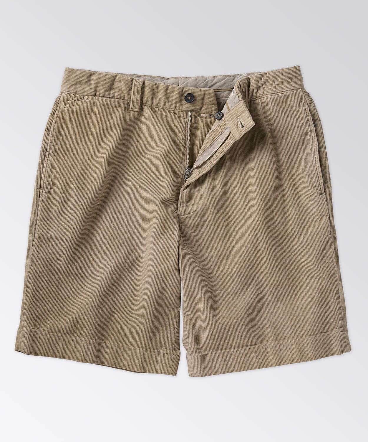 front of mens corduroy shorts