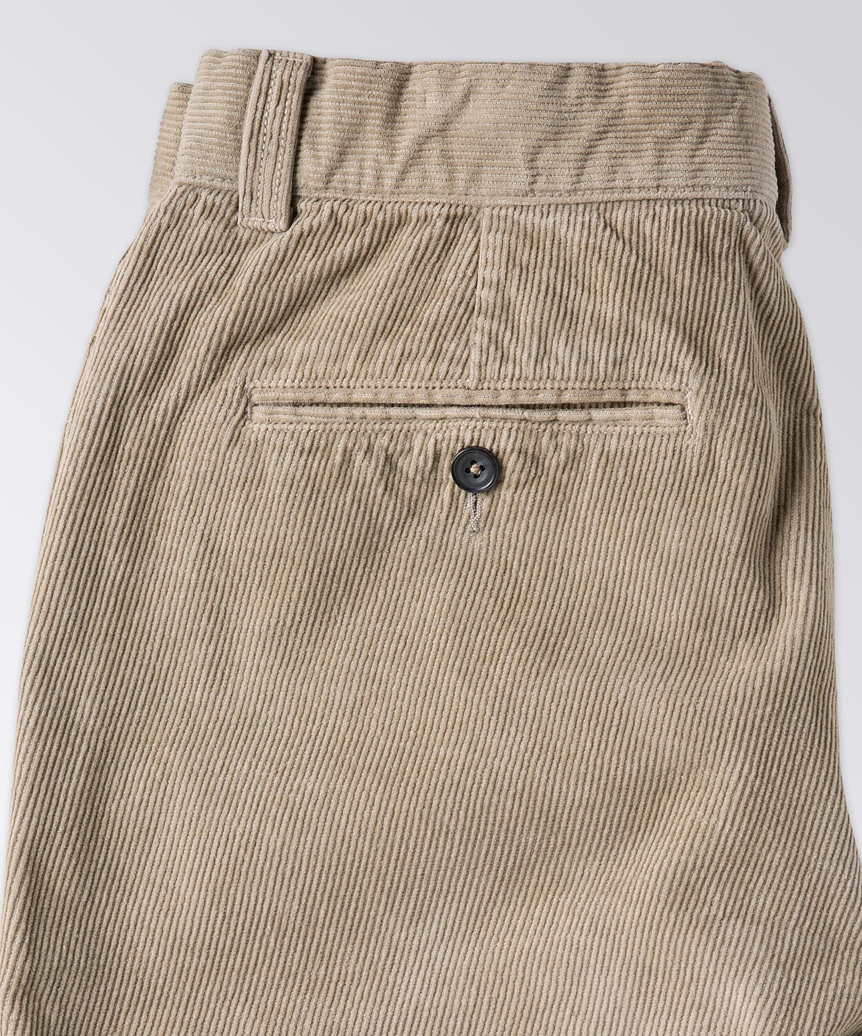 back of mens corduroy shorts