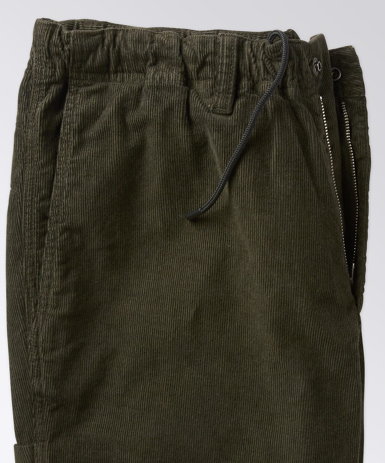 details of corduroy pants for men