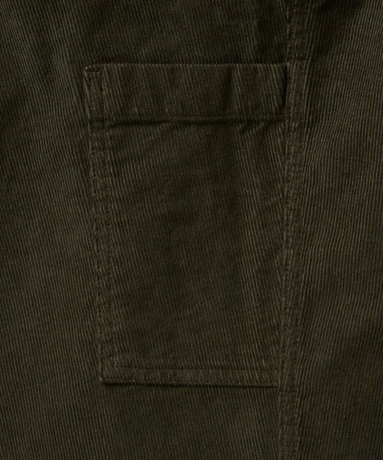 details of corduroy pants for men