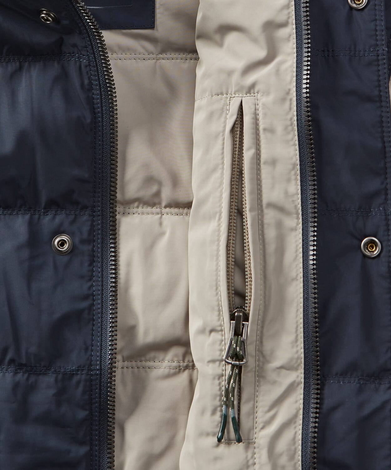 mens quilted jacket - pocket