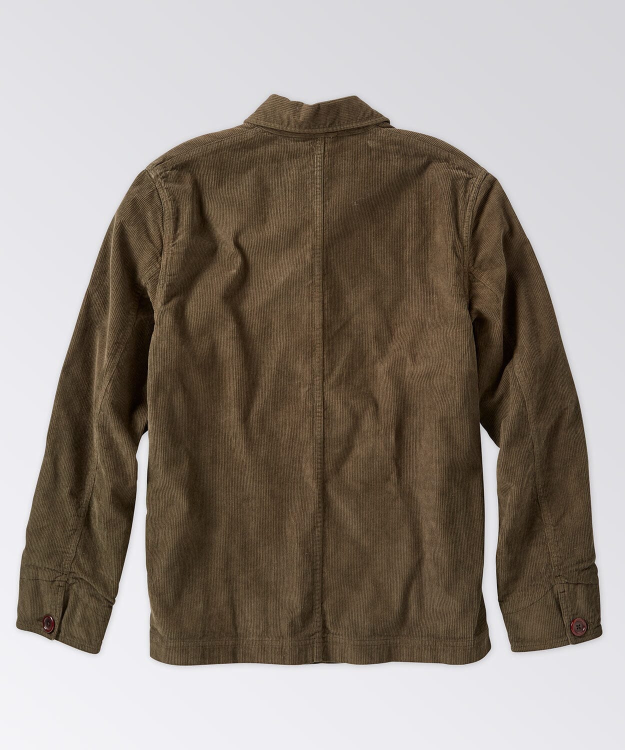 back of a mens corduroy coat