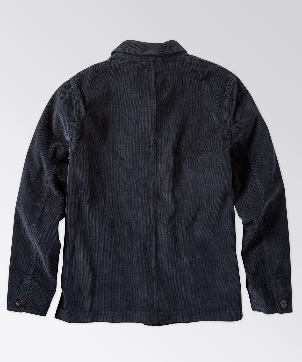 back of a mens corduroy coat