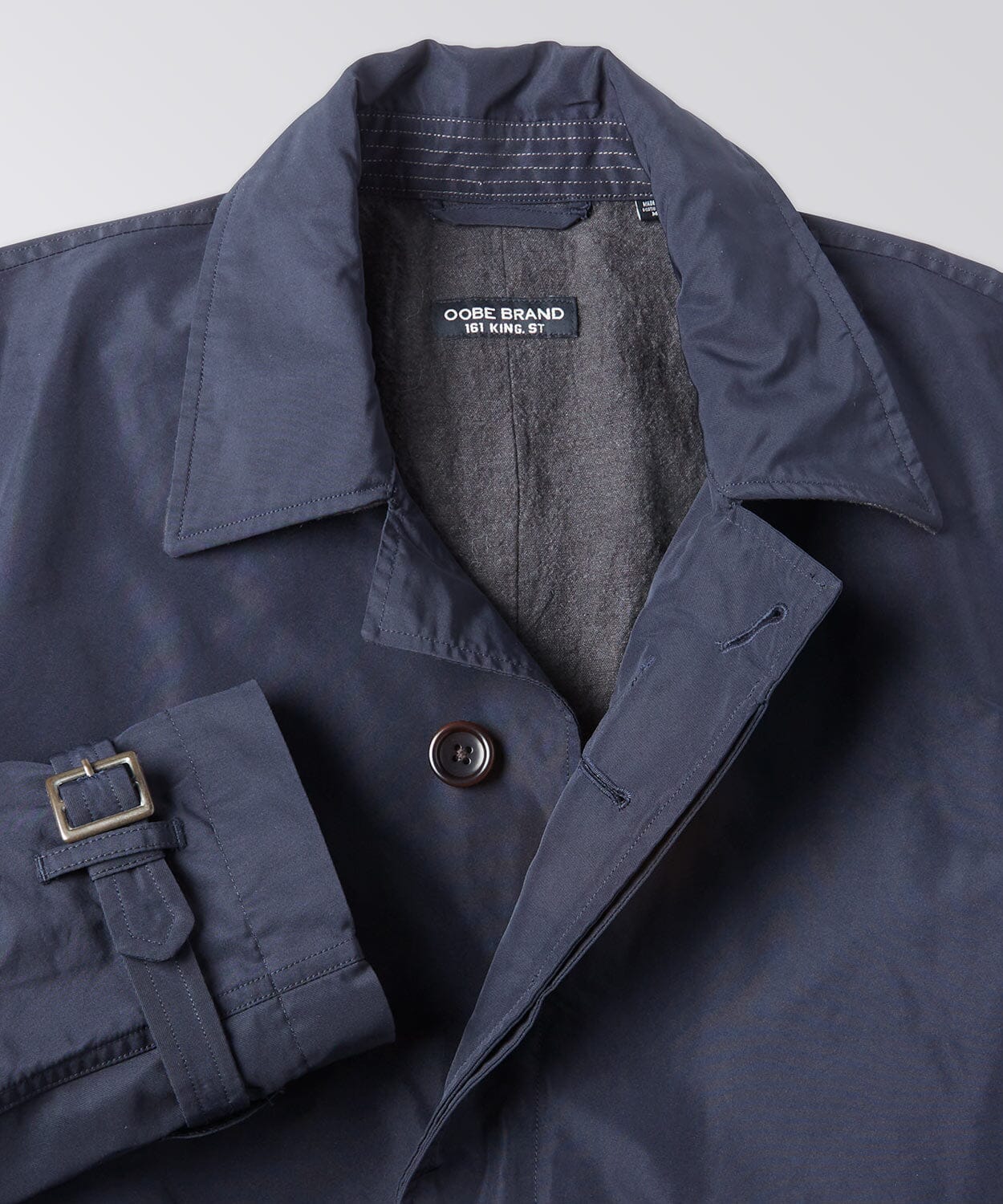 mens navy trench coat