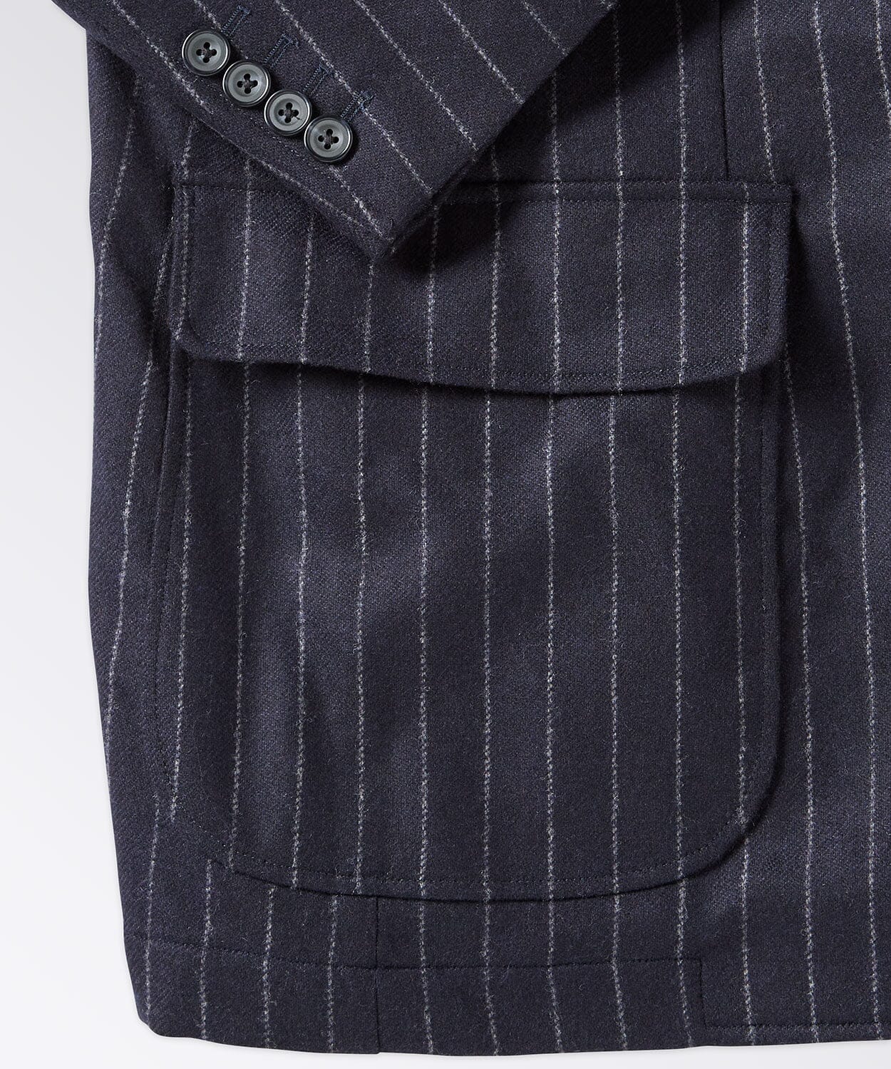 mens striped sport jacket - details