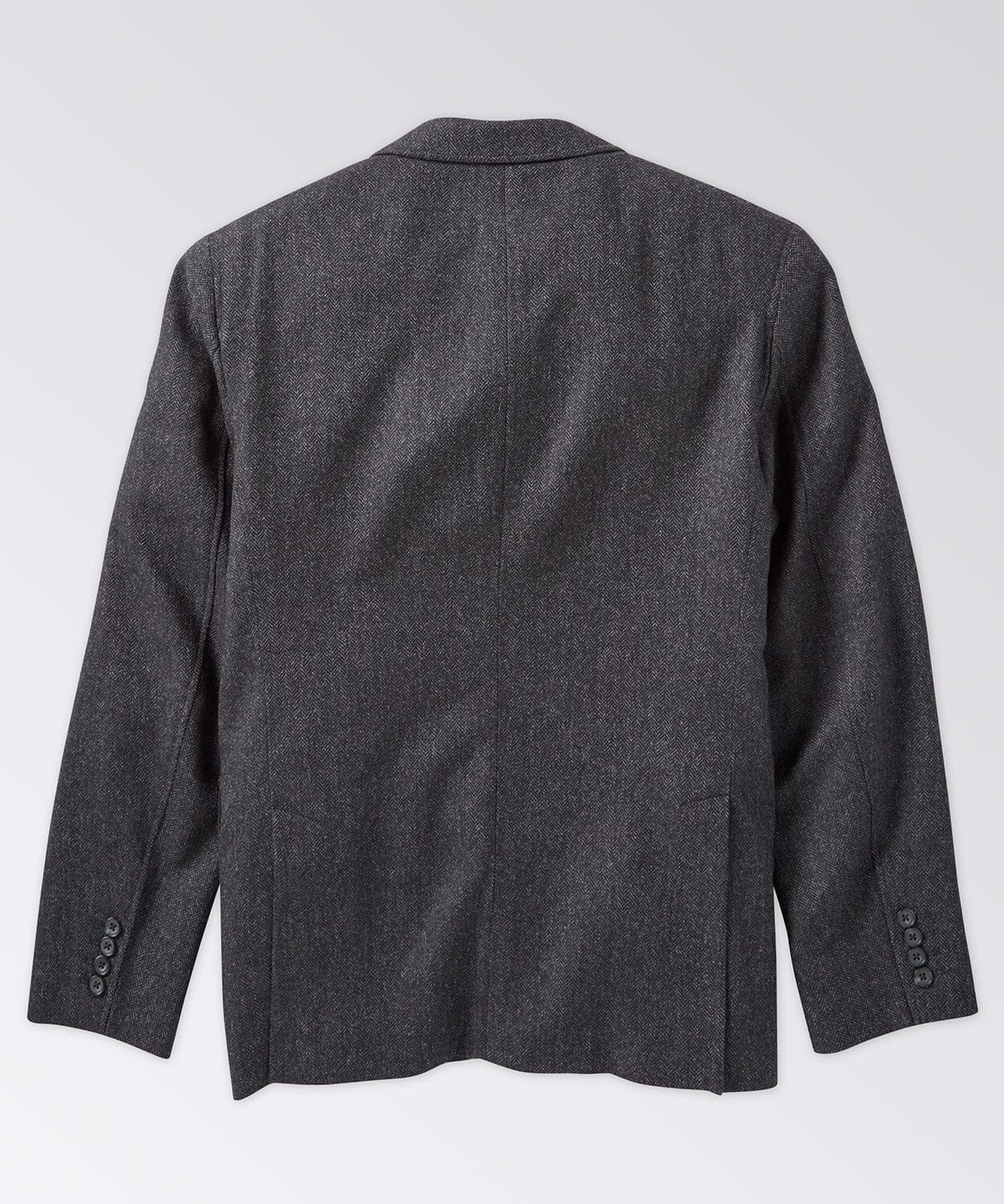 front of a wool coat
