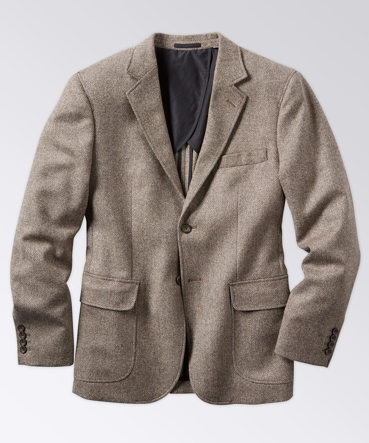 Andover Wool Sport Coat Sport Coats & Blazers OOBE BRAND Latte Herringbone 38" Reg