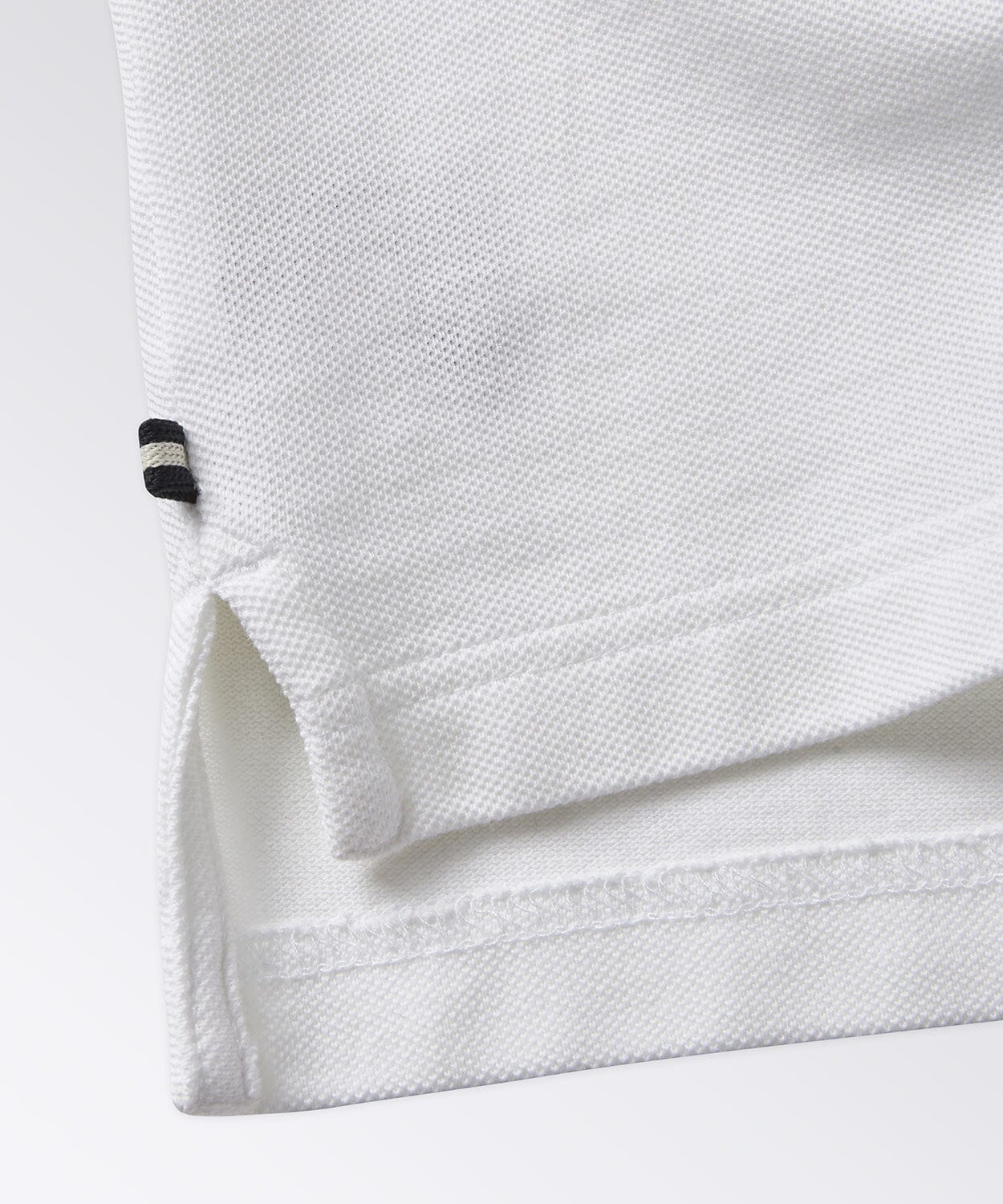 detail of a polo shirt