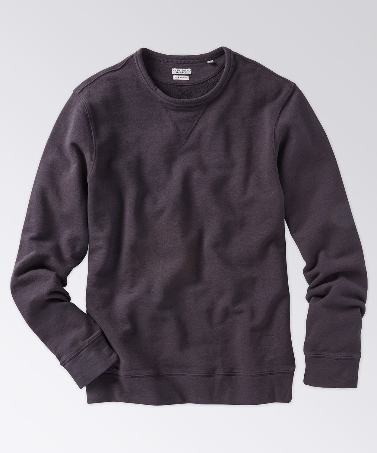 Hatteras Crew Pullover Knits OOBE BRAND Asphalt S
