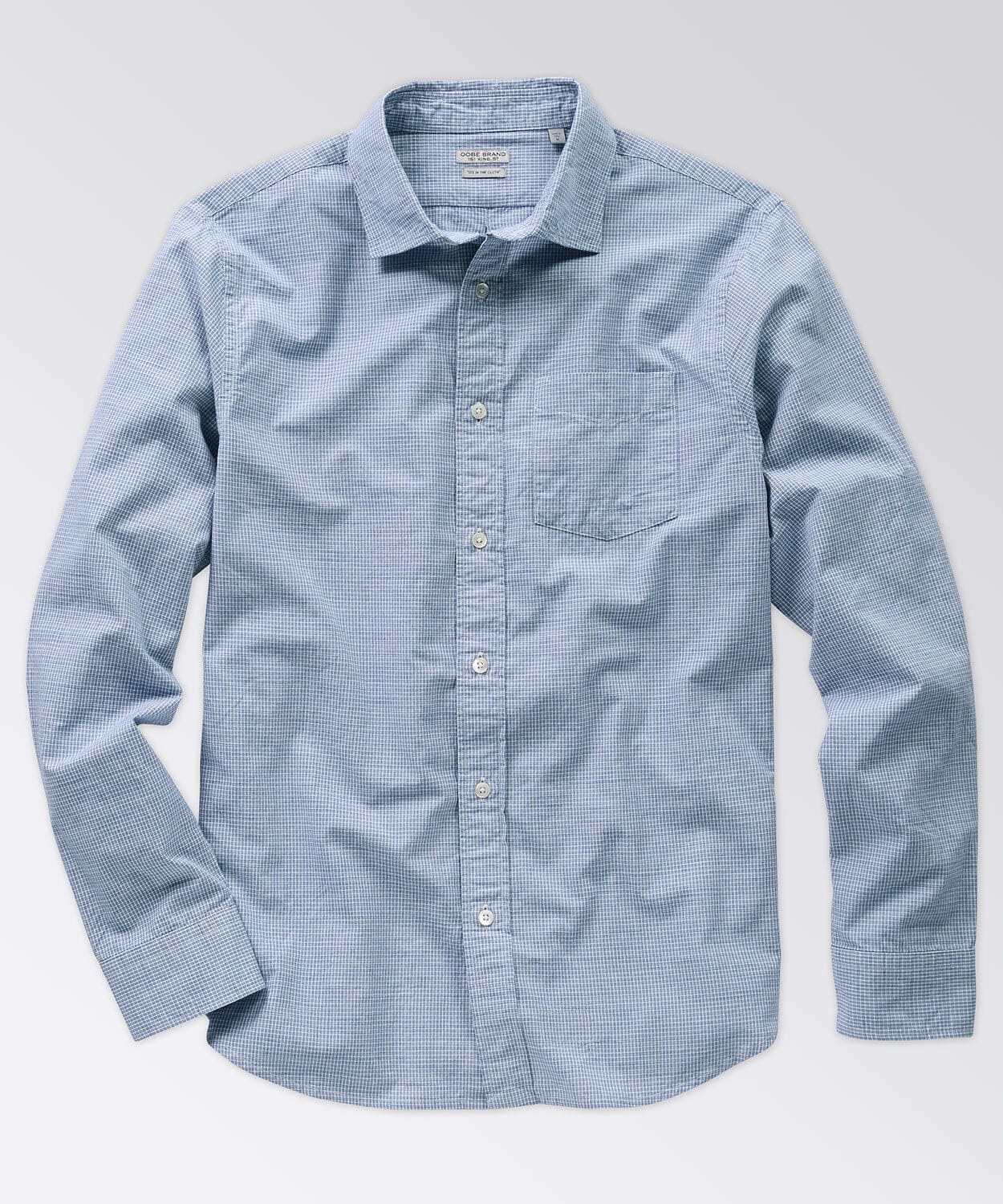 Excella Shirt Button Downs OOBE BRAND Navy White S 