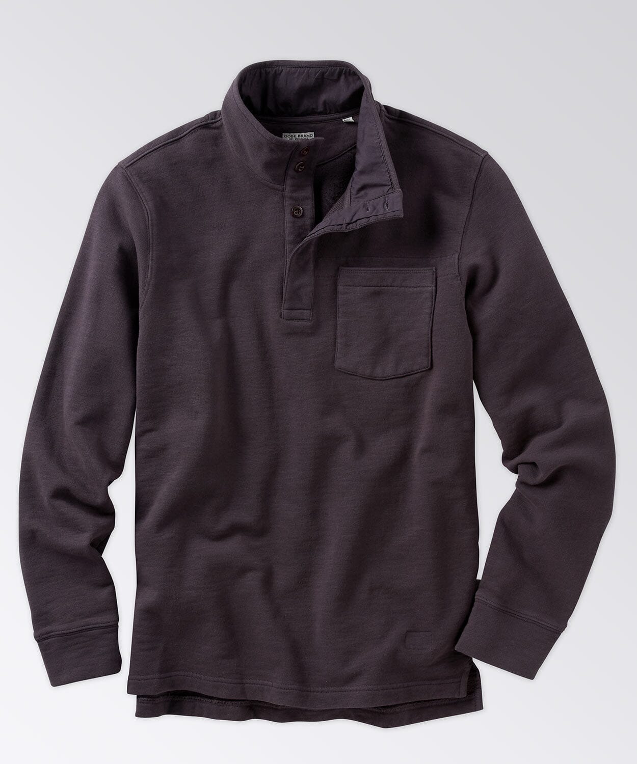 mens knit pullover with pocket