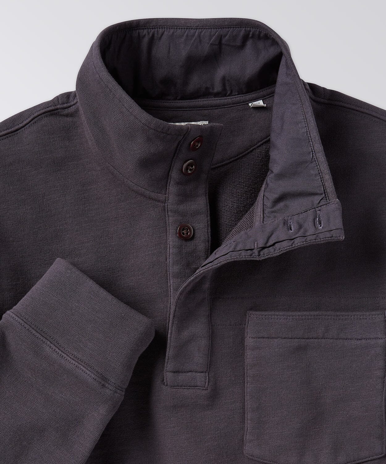 mens knit pullover with pocket