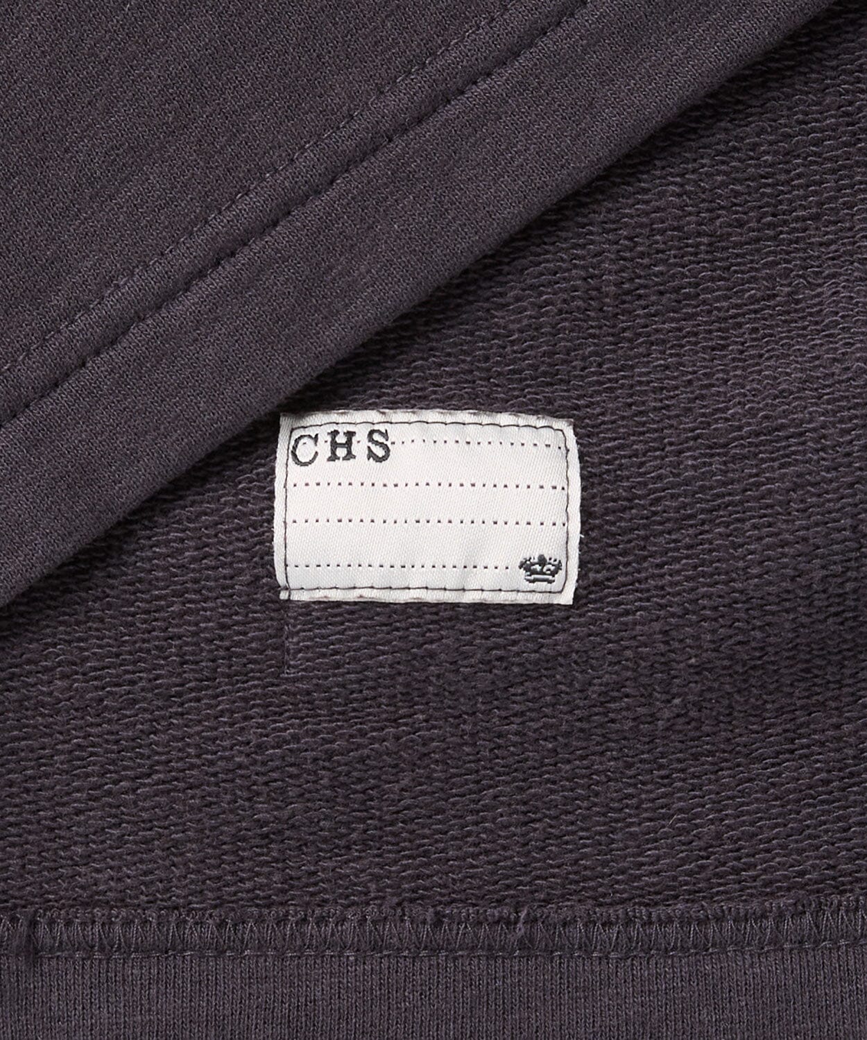 detail of a mens knit pullover with pocket